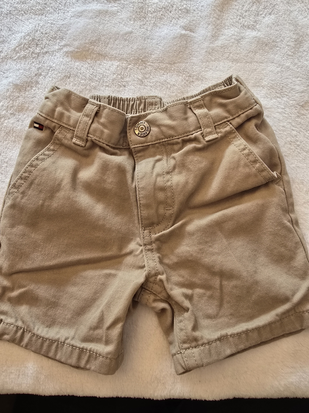 Tommy Hilfiger Baby Boys Khaki Chino Shorts Baby 12M
